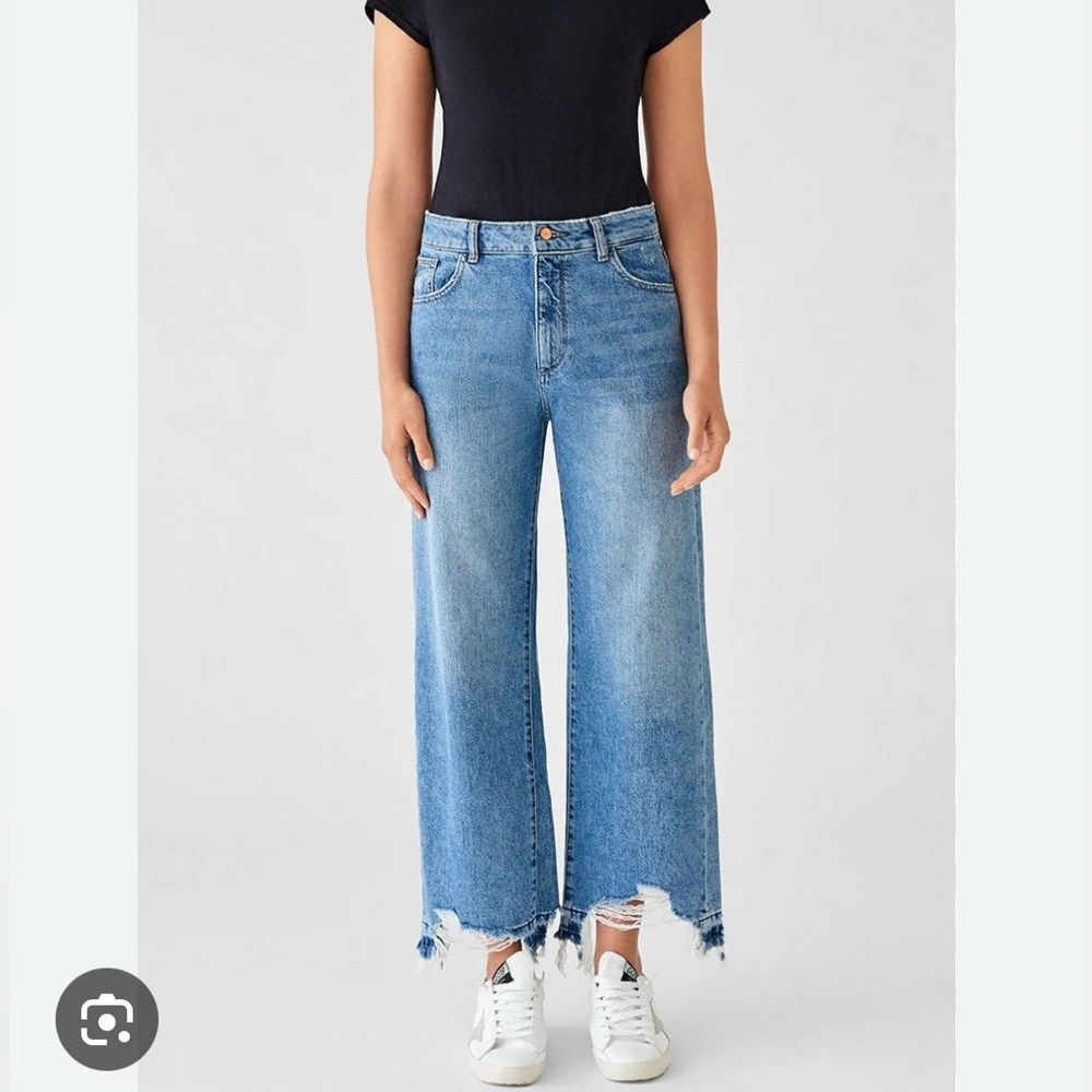DL1961 Hepburn Wide Leg High Rise Jeans in Size 30